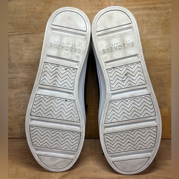 Skechers Hi-Lites Slick Shoes Womens Size 9.5 Casual Sneakers Black White SN 976 - Picture 7 of 8